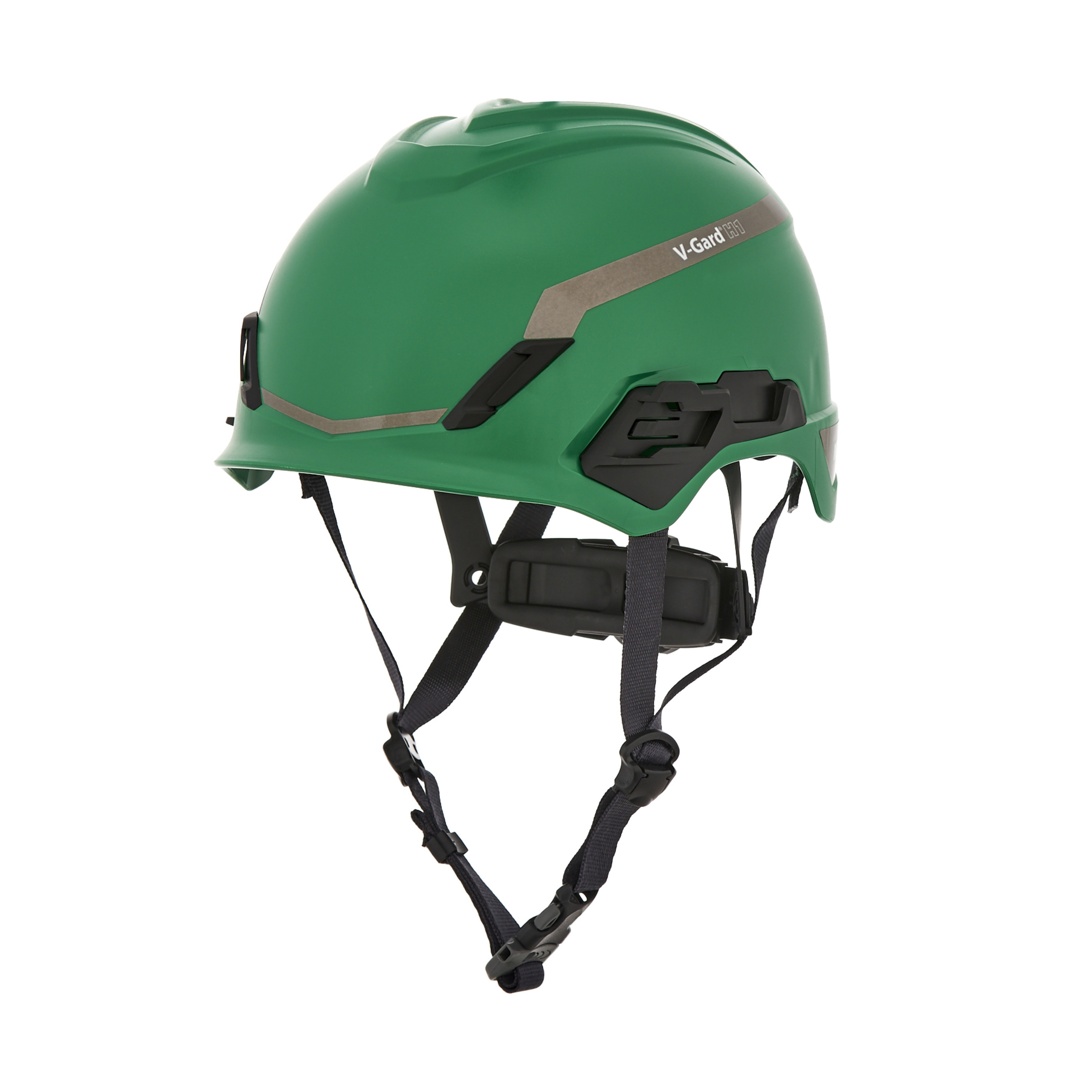V-Gard® H1 Safety Helmet, Novent, Green, Fas-Trac® III Pivot, ANSI, EN397